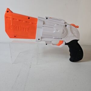 2019 Nerf Fortnite SR Blaster 4-Dart Hammer Action Pistol. Darts Not Included